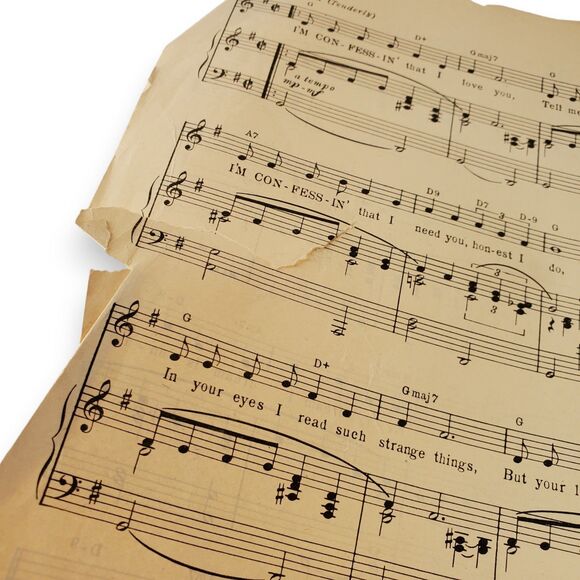 Lot of 2 VTG 1944 Sheet Music WWII Era Dinah Shore Movie Tin Pan Alley - Picture 12 of 15